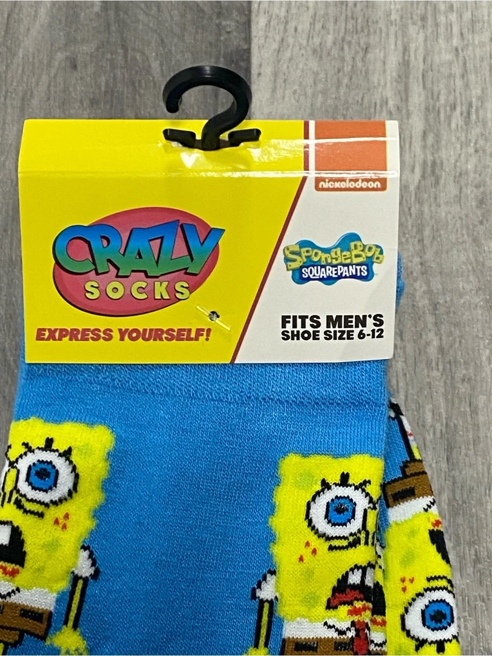 Nickelodeon SpongeBob Blue Crew Socks